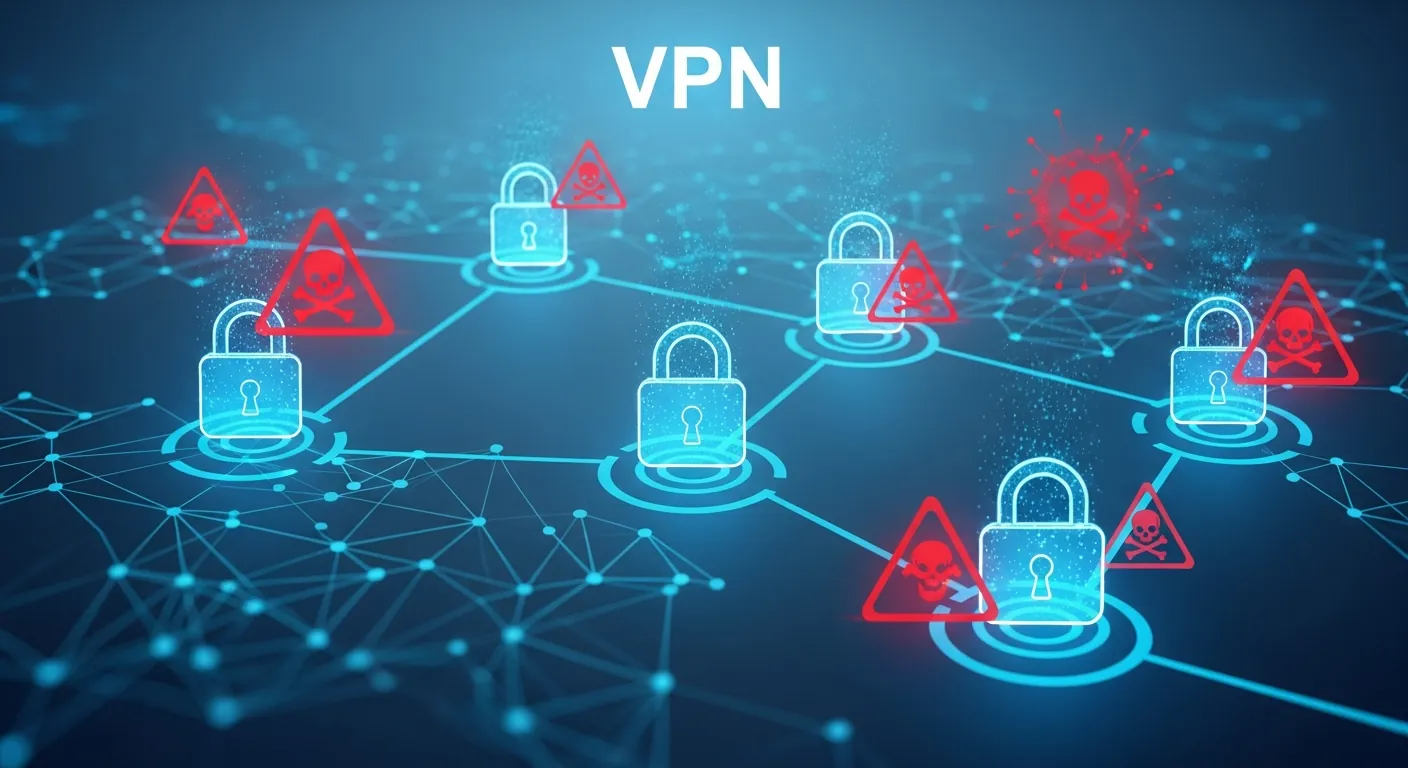 Alt Text: Segurança em redes VPN e riscos de privacidade