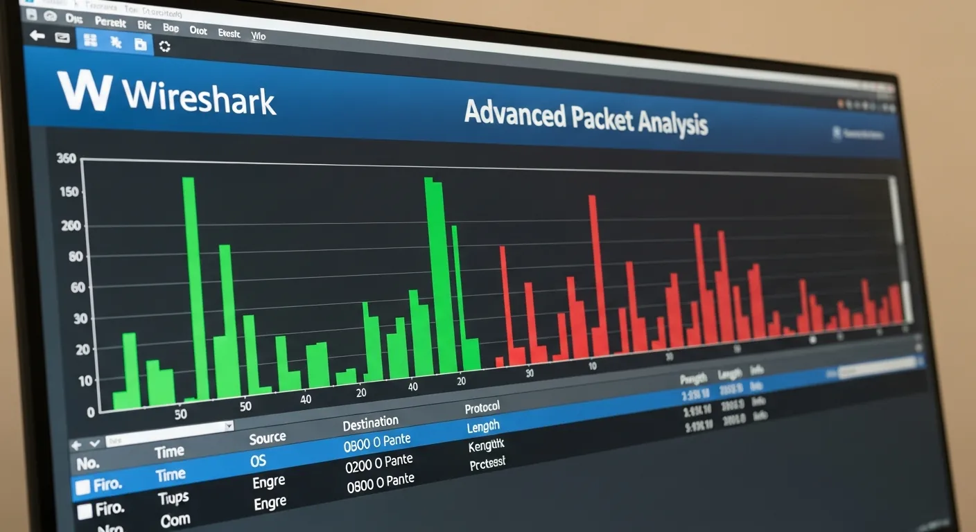 Tela de filtros avançados do Wireshark