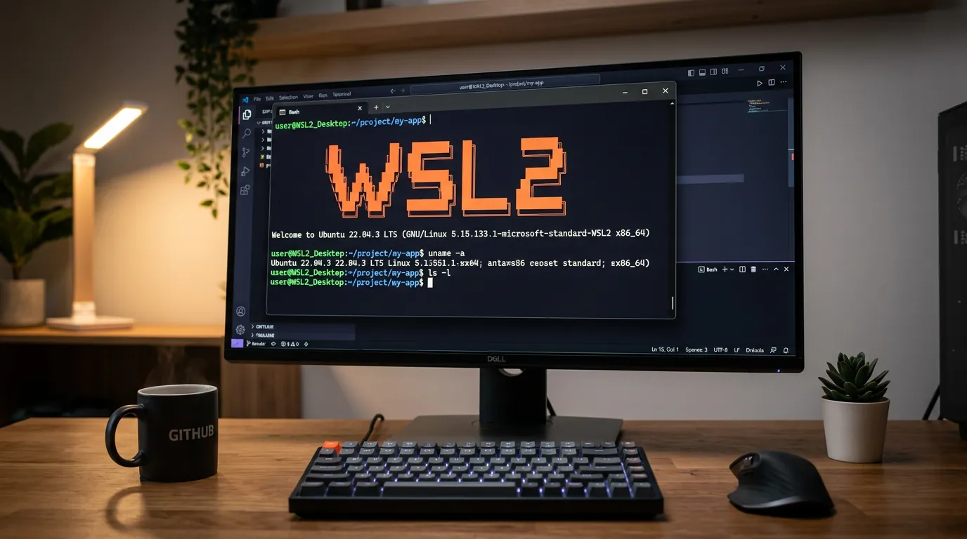 Terminal Windows rodando Linux