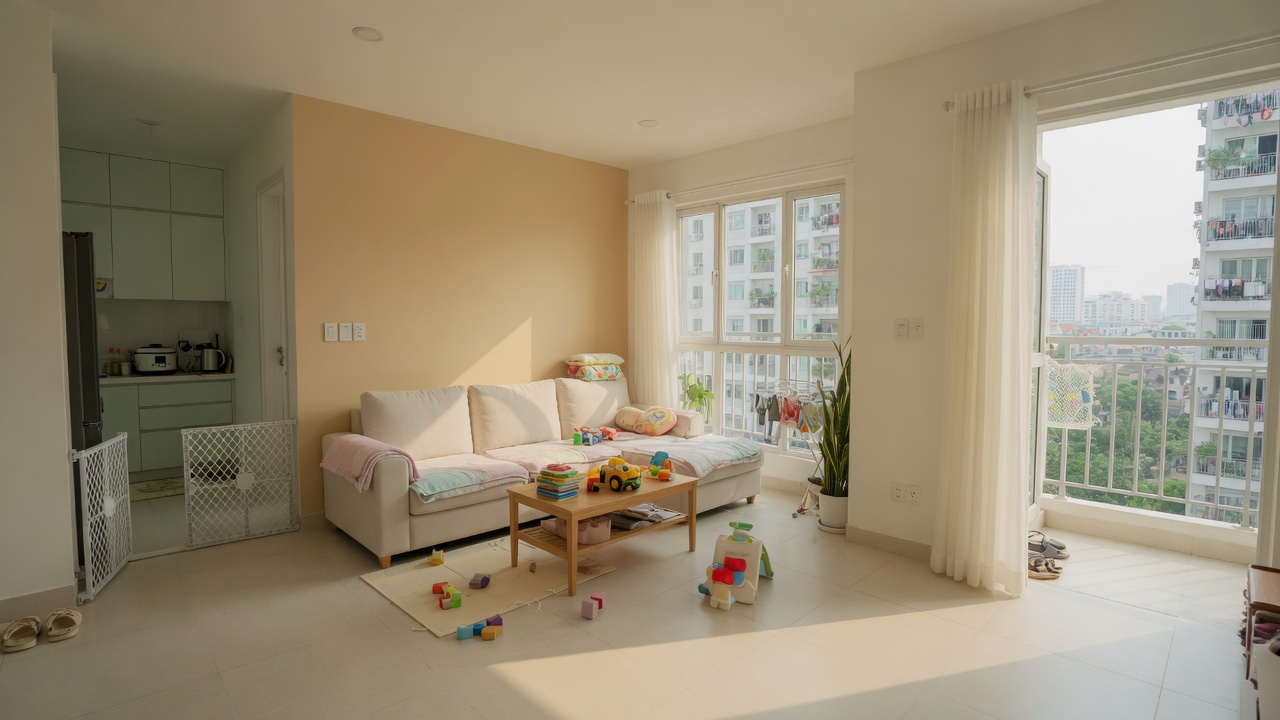 Thuê căn hộ chung cư cho gia đình có trẻ nhỏ: tiêu chí chọn an toàn