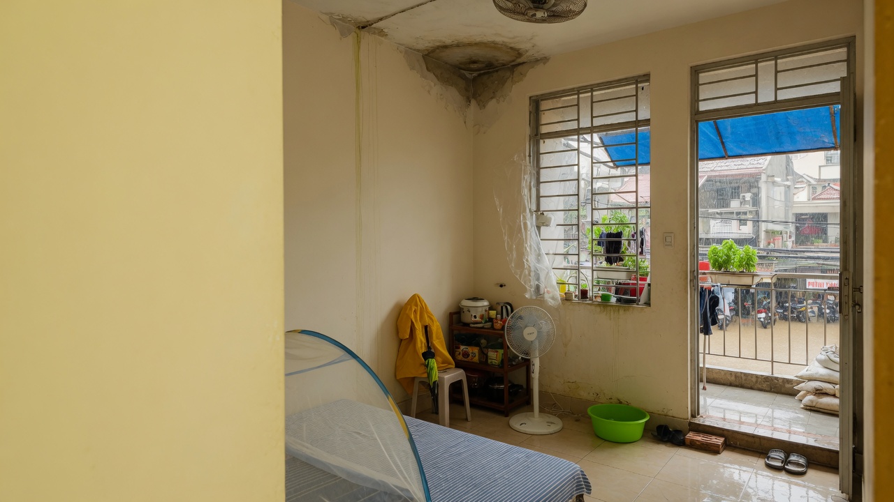 Thuê phòng trọ mùa mưa tại TP.HCM: cách kiểm tra chống ngập, thấm dột