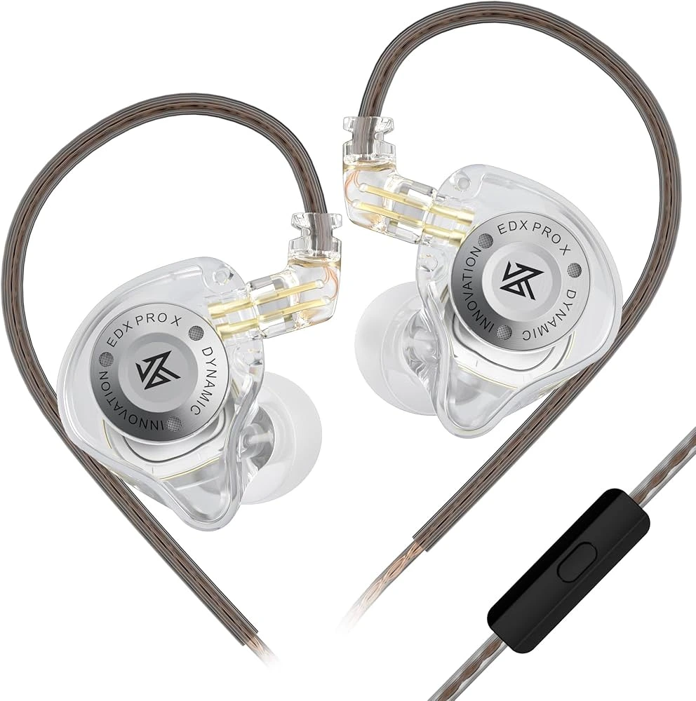 KZ EDX Pro X In-Ear Monitor Earphones Dynamic Driver With Mic headsets-audio view 6