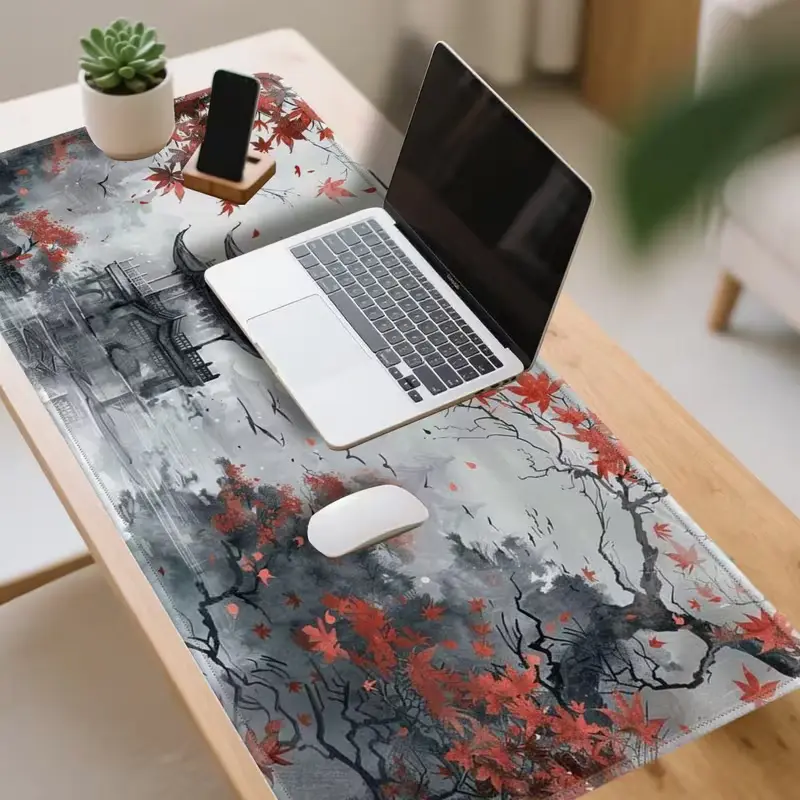 Pagoda Scene XXL Gaming Mouse Pad 90x40cm  mousepads view 5