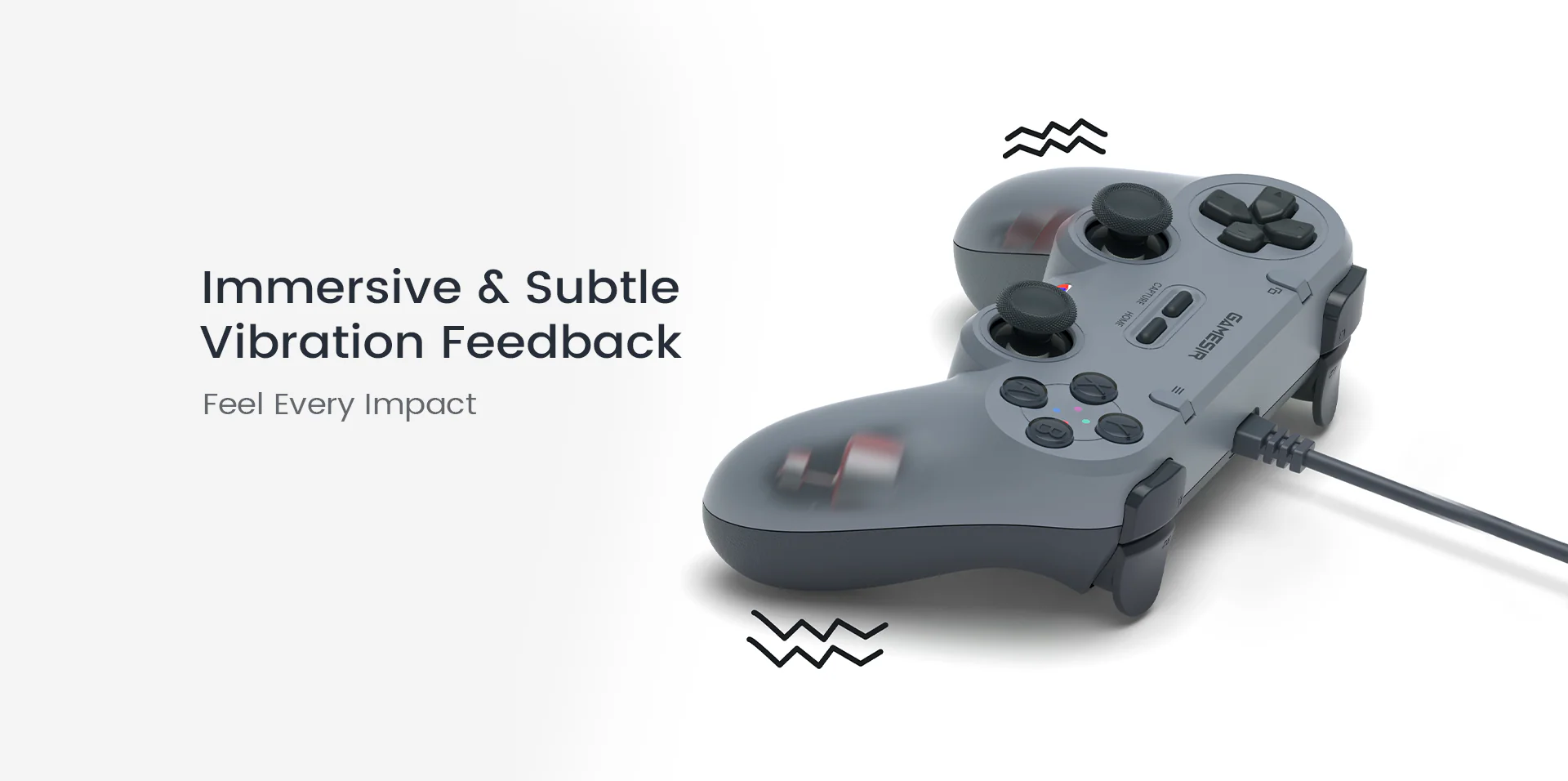 GameSir Tegenaria Lite Wired Controller with Hall Effect Sticks controller view 5