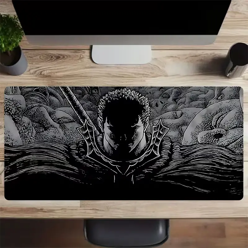 Berserk 60×30 cm Washable Non-Slip Rubber Mousepad mousepads view 2
