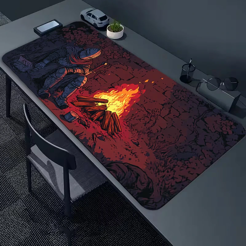 Bonfire Gaming Mouse Pad 80×40 cm Washable  Mousepad mousepads view 4