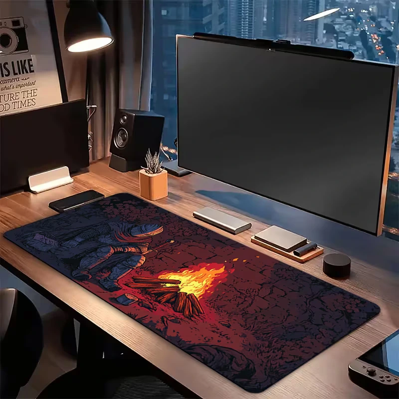 Bonfire Gaming Mouse Pad 80×40 cm Washable  Mousepad mousepads view 3