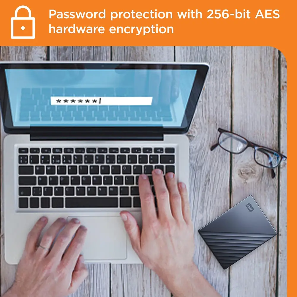 WD My Passport Ultra 6TB USB-C Portable External HDD storage-devices view 4