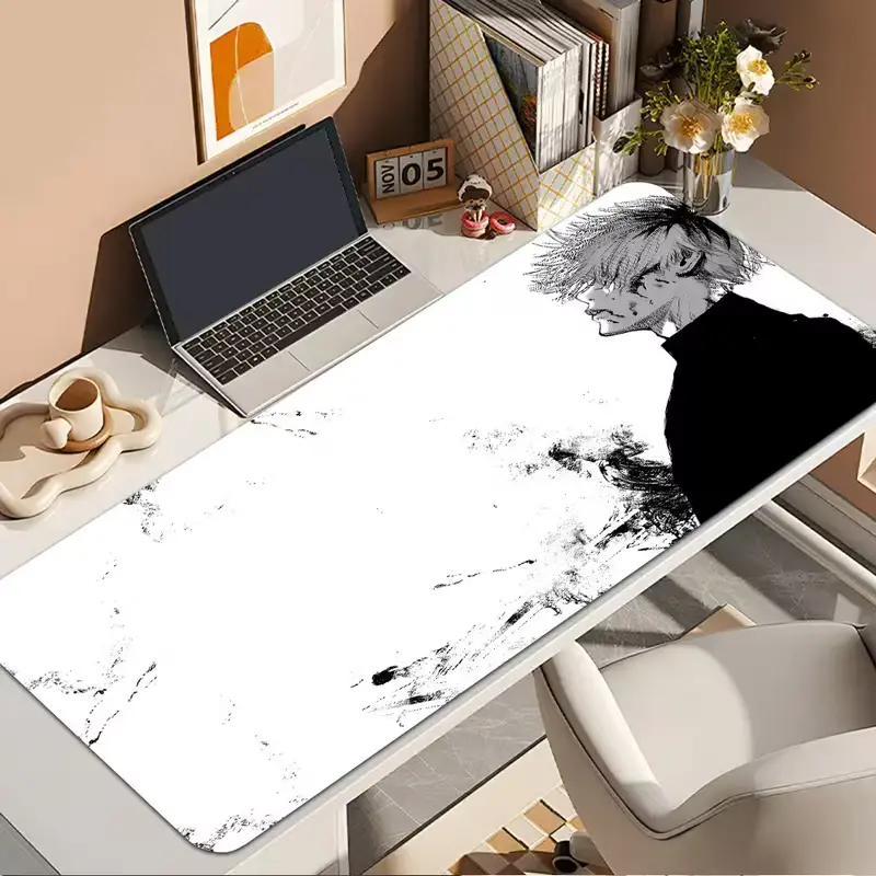 Ken Kaneki XXL Gaming Mousepad 90x40cm Extended Desk Mat Non-Slip mousepads view 3