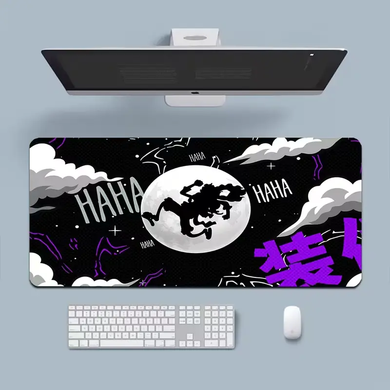 One Piece Nika XXL Gaming Mousepad 90x40cm Extended Desk Mat Non-Slip mousepads view 2