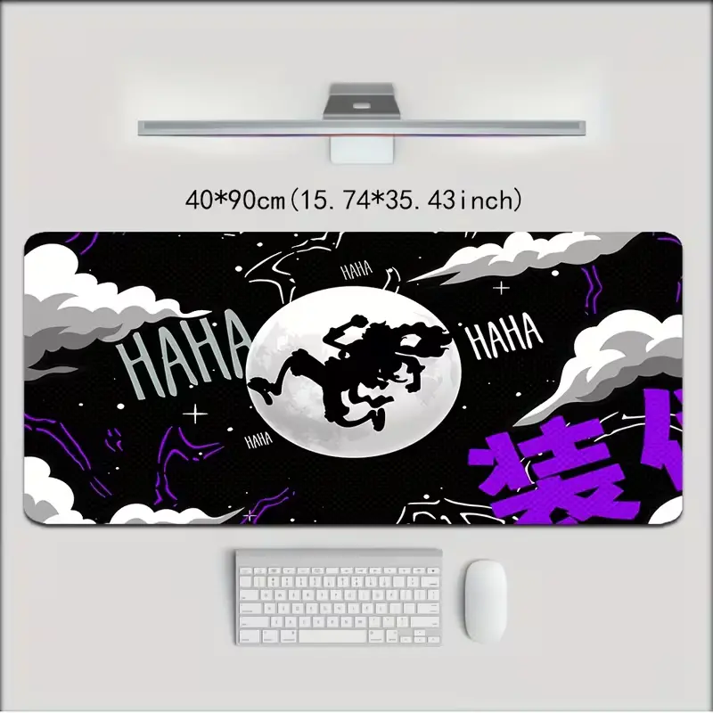 One Piece Nika XXL Gaming Mousepad 90x40cm Extended Desk Mat Non-Slip mousepads view 6