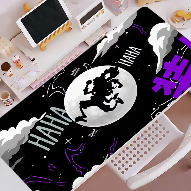 One Piece Nika XXL Gaming Mousepad 90x40cm Extended Desk Mat Non-Slip mousepads view 5
