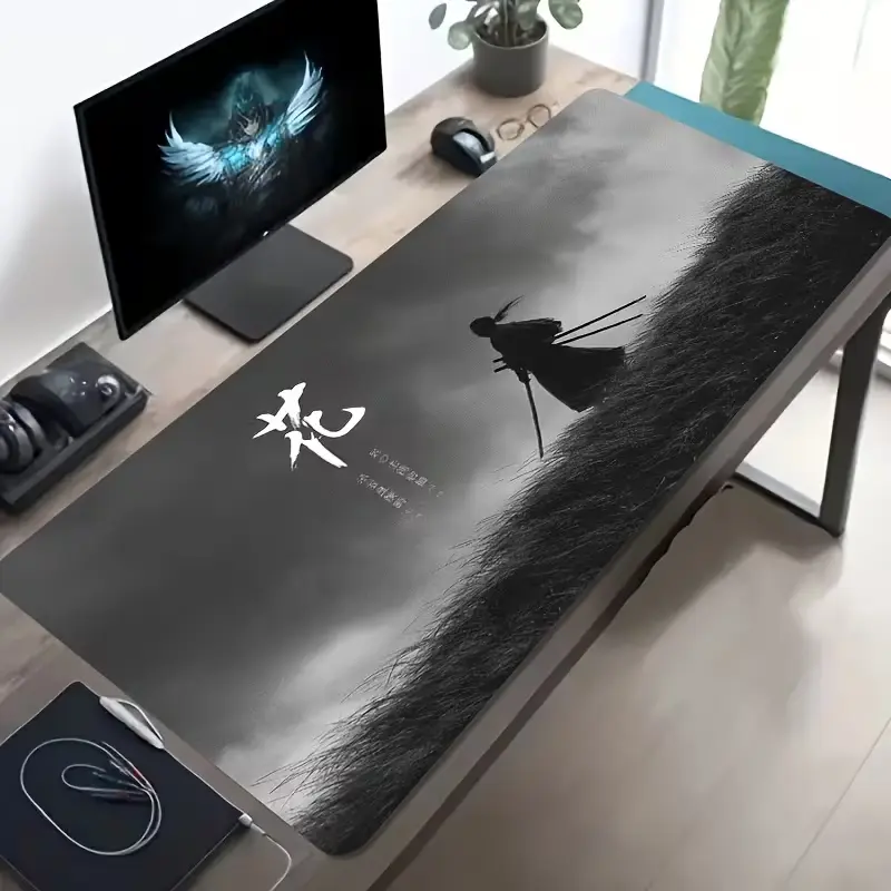 Samurai Gaming Mousepad 90x40cm XXL Extended Desk Mat Non-Slip mousepads view 4