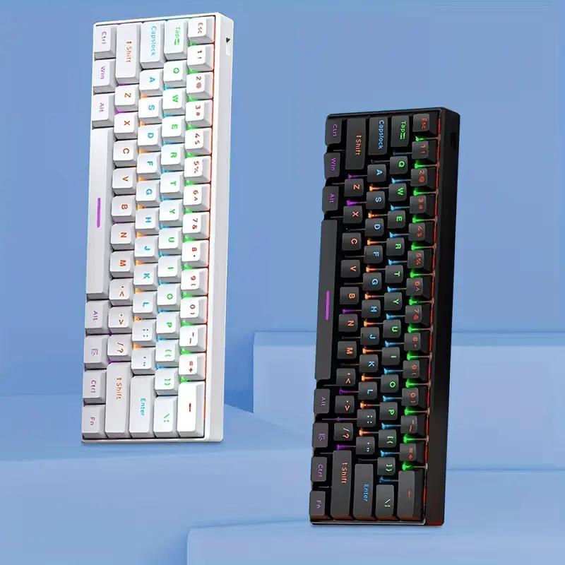 WEIYU Mechanical Keyboard 60% RGB Blue Switch Compact Gaming Keyboard mechanical-keyboards view 3