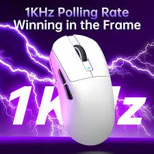FREEWOLF A5 Wireless Gaming Mouse PAW3311 24000 DPI RGB Tri-Mode Connection mouse-gaming view 3