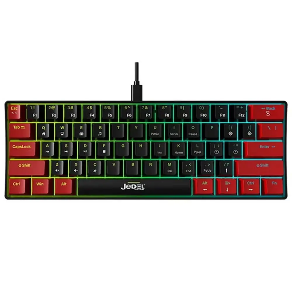JEDEL KL69 RGB Blue Switches Mechanical Gaming Keyboard – 60% Compact Layout mechanical-keyboards view 4