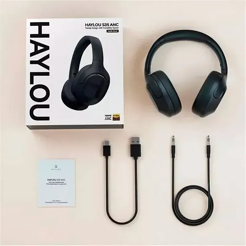 Haylou S35 ANC Wireless Headset Hybrid Noise Cancelling Bluetooth 5.2 headsets-audio view 2