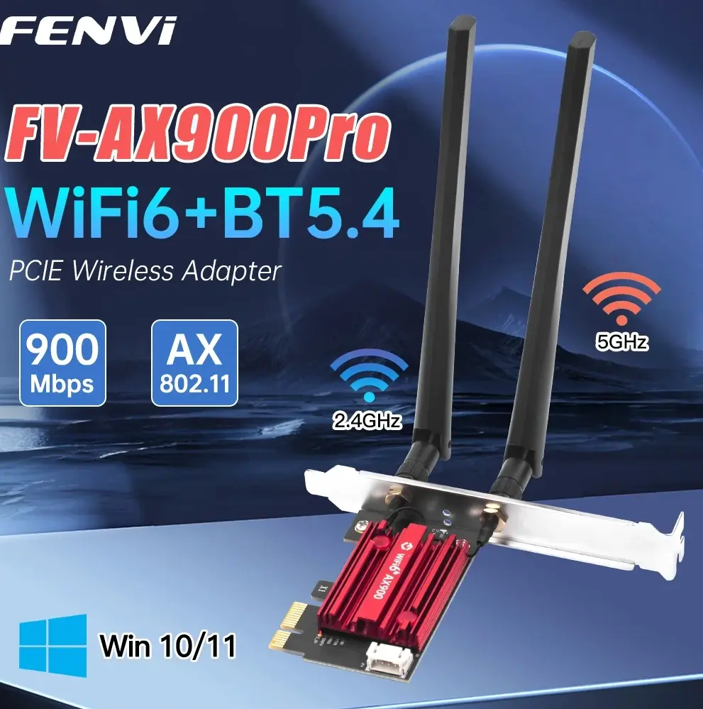 FENVI AX900 Pro WiFi 6E  Bluetooth 5.4 900Mbps PCIe Card networking-accessories view 2