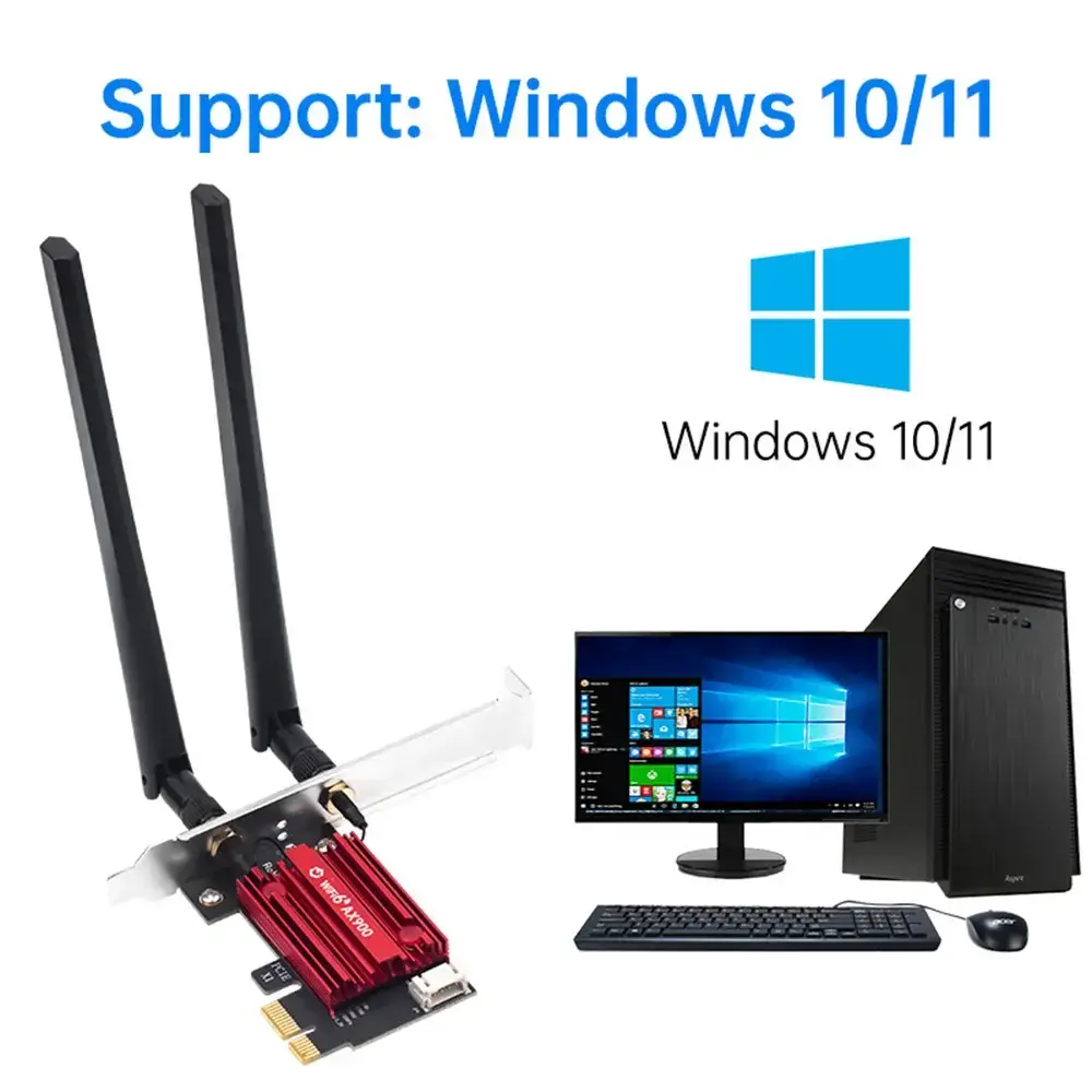 FENVI AX900 Pro WiFi 6E  Bluetooth 5.4 900Mbps PCIe Card networking-accessories view 5