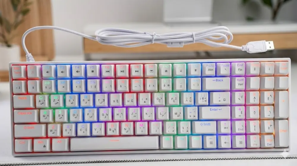 JEDEL KL160 Mechanical Gaming Keyboard RGB Red Switch Wired mechanical-keyboards view 3