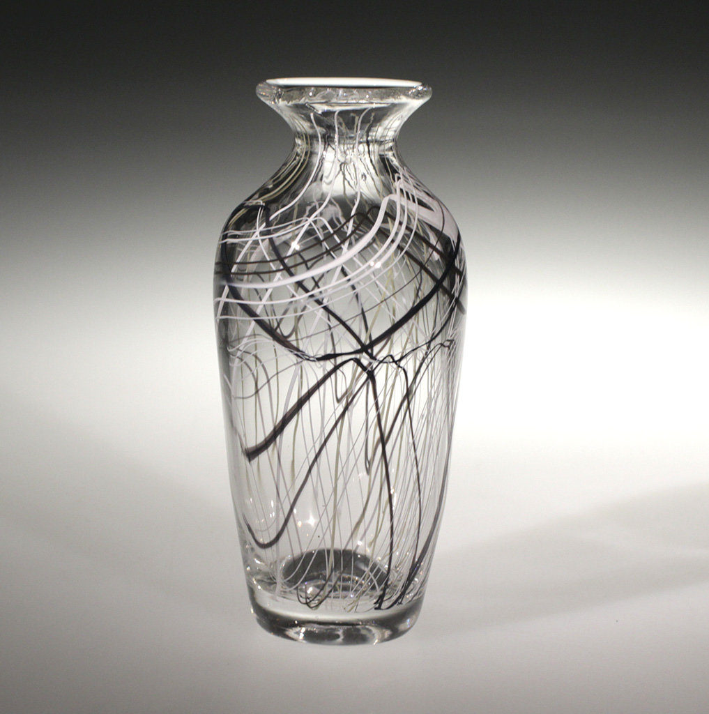 Glass-Vase-ClearBlackWhite