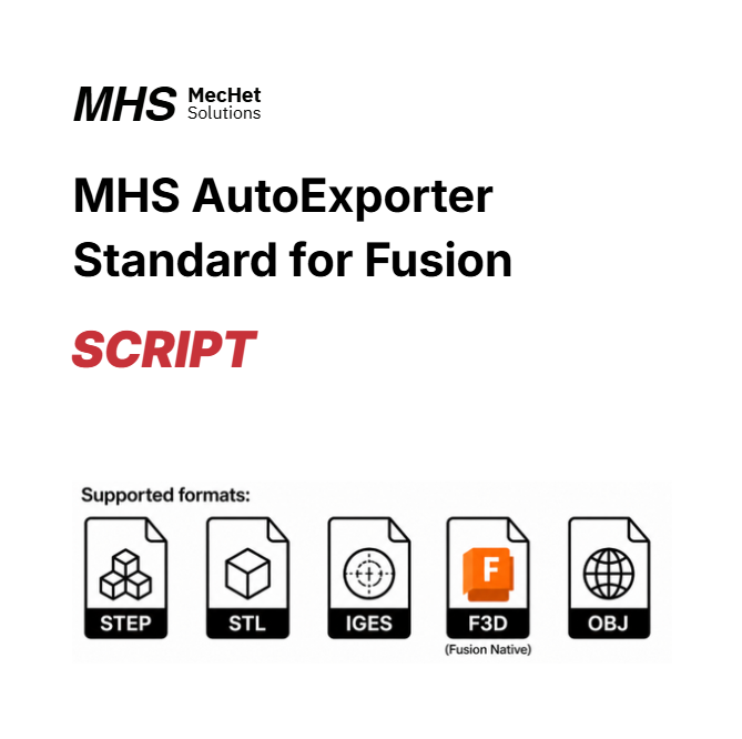 MHS AutoExporter Standard for Fusion technical interface