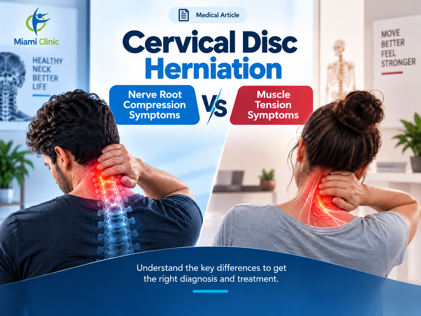Cervical Herniated Disc Symptoms vs. Muscle Strain