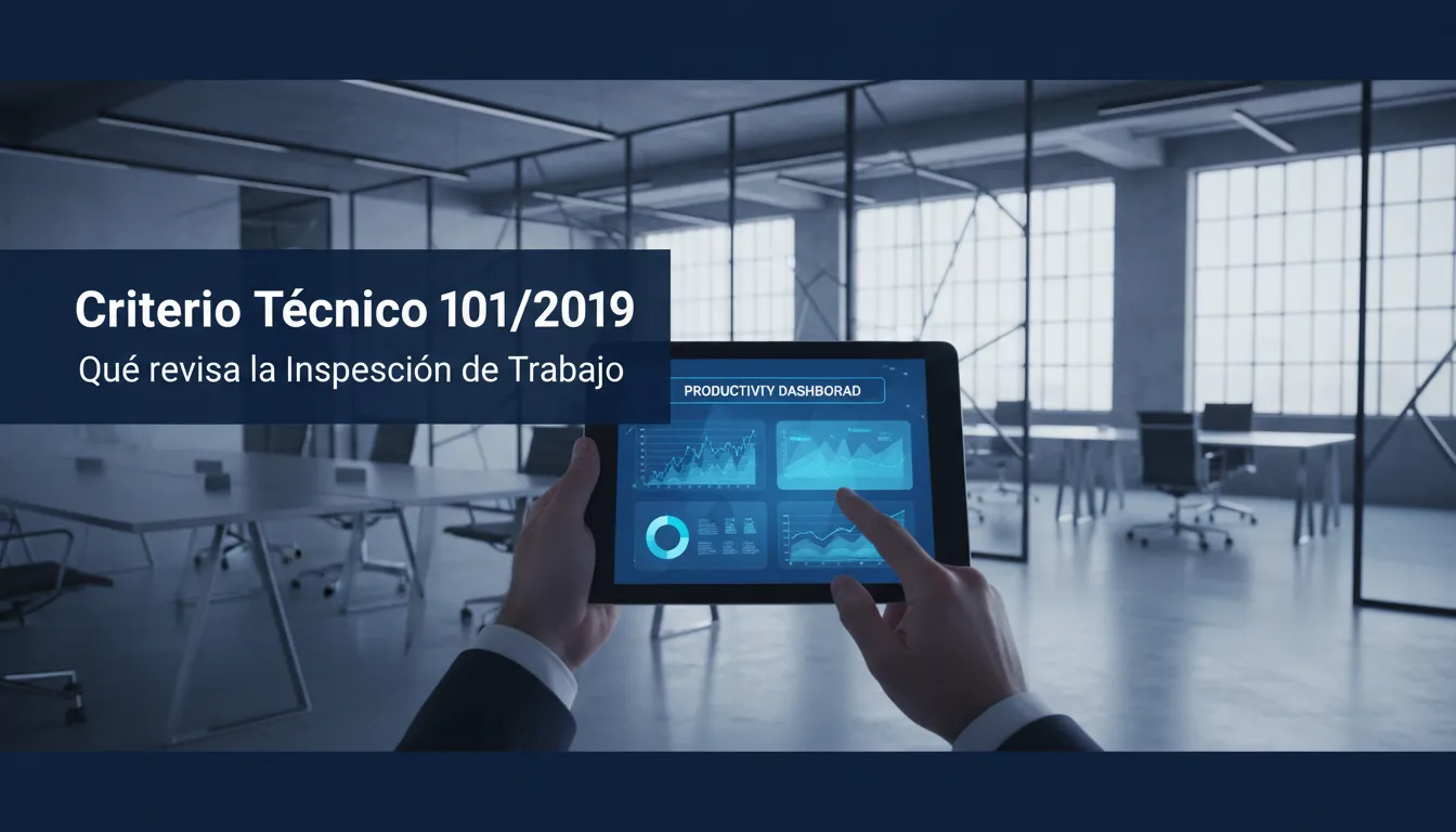 Imagen del artículo: Criterio Técnico 101/2019: Lo que el Inspector de Trabajo realmente busca en tu empresa (Guía 2025)