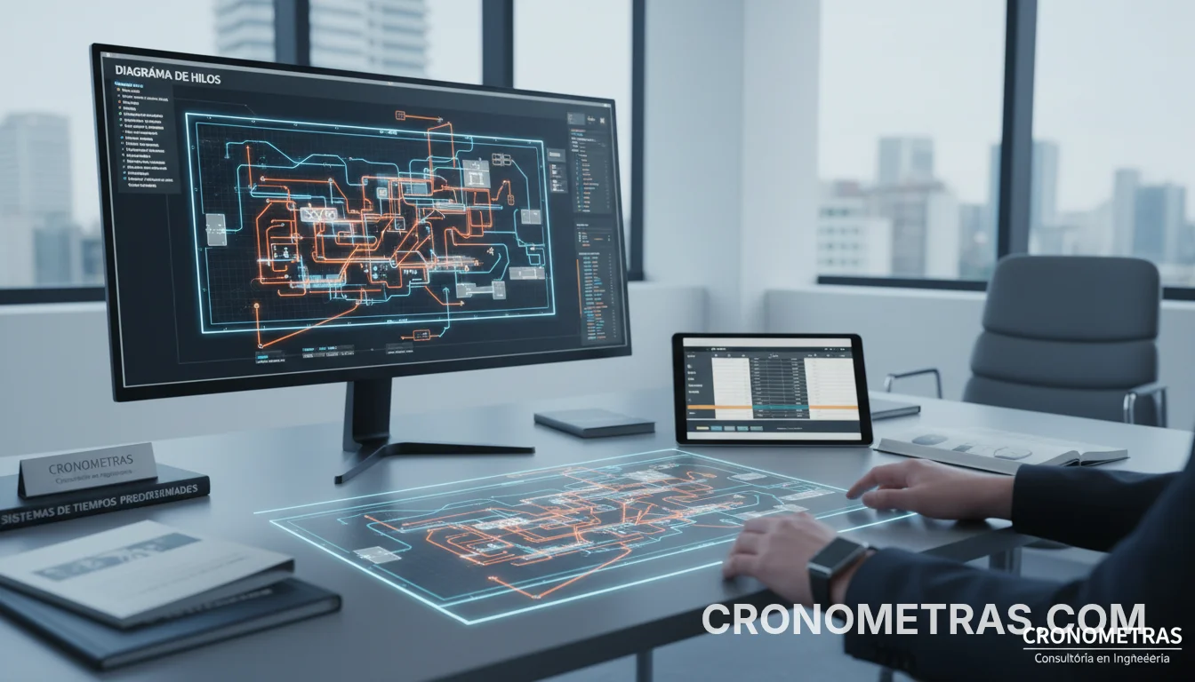 El Diagrama de Hilos como Herramienta de Ingeniería de Métodos: Optimización de Flujo y Evolución Digital