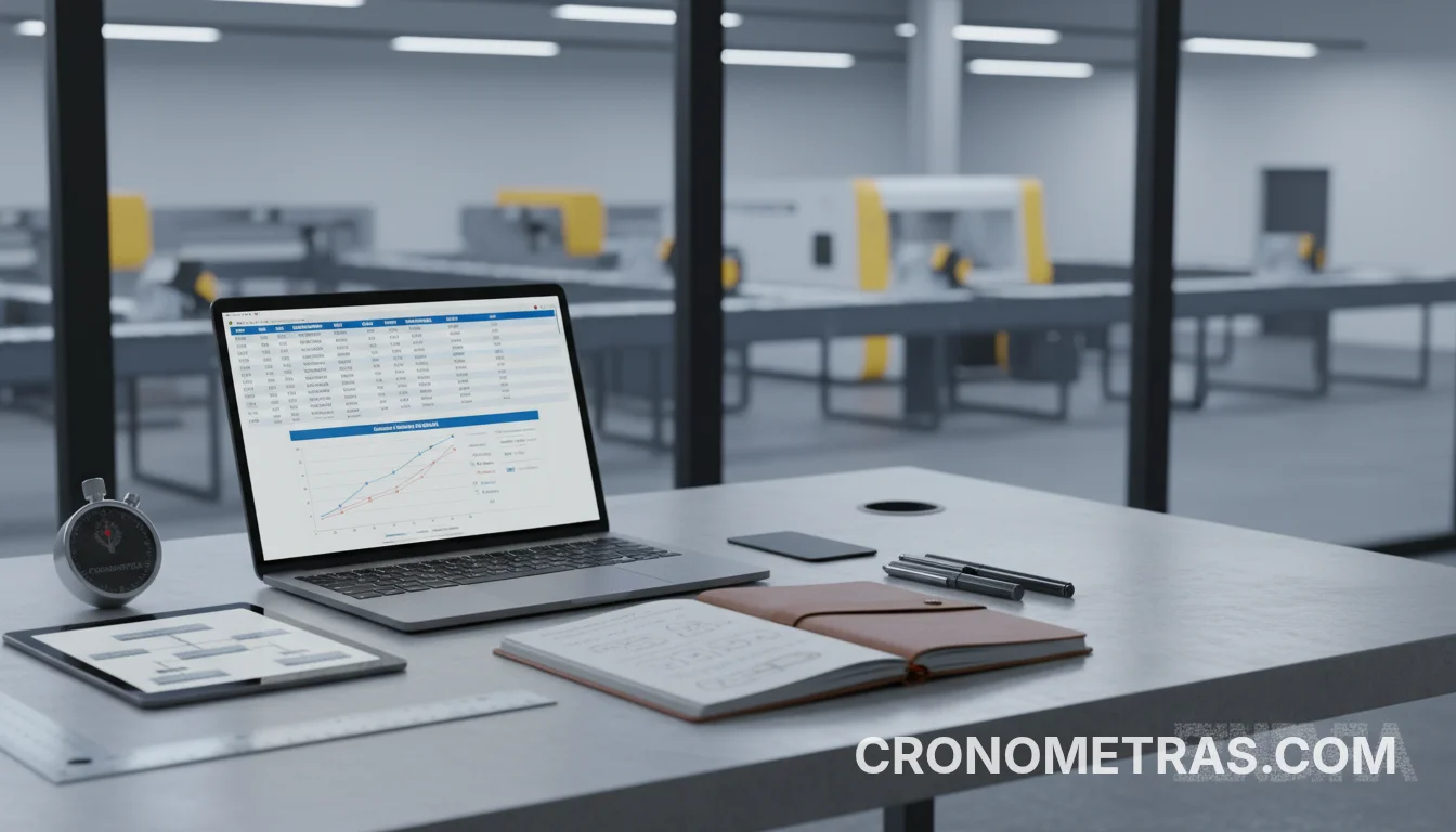 Estrategias de Benchmarking y Comparación de Estudios de Tiempos para Optimizar el OEE