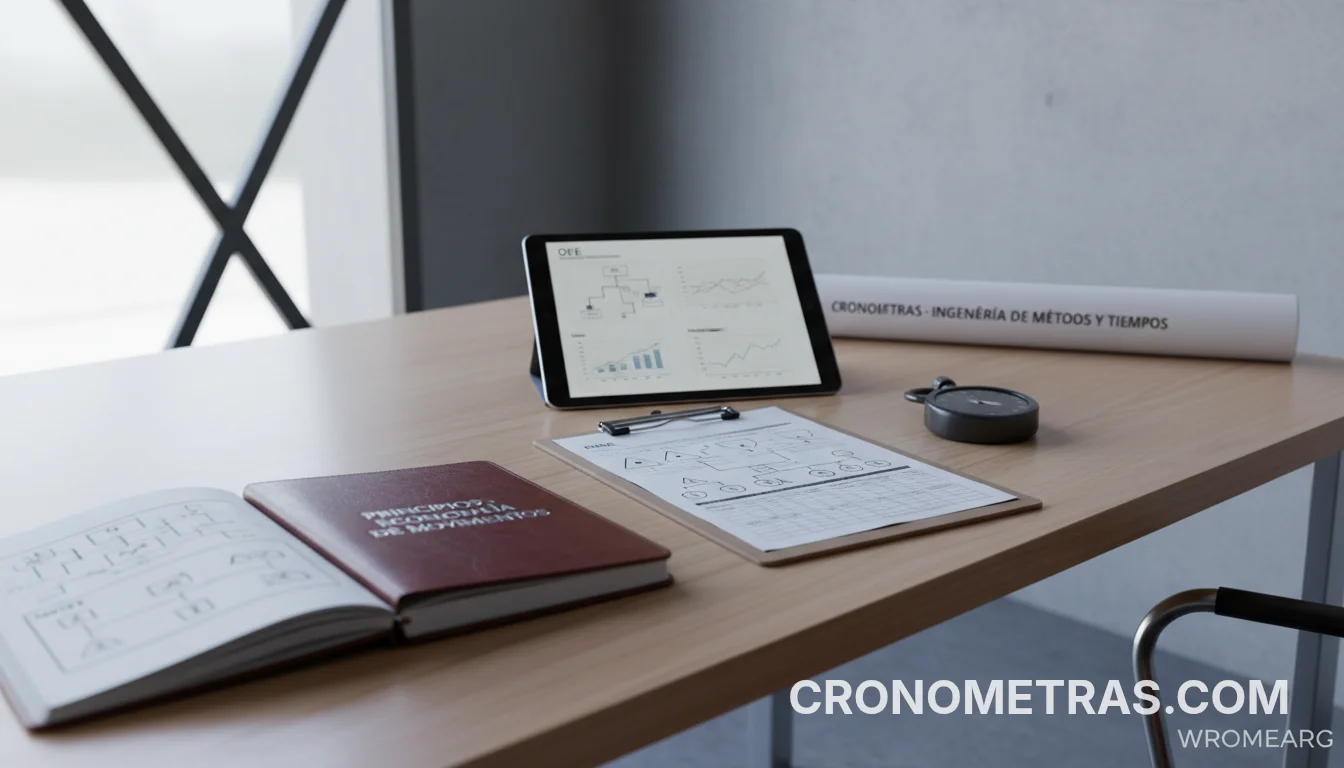 Principios de Economía de Movimientos: Optimización de Métodos, MTM y Mejora del OEE