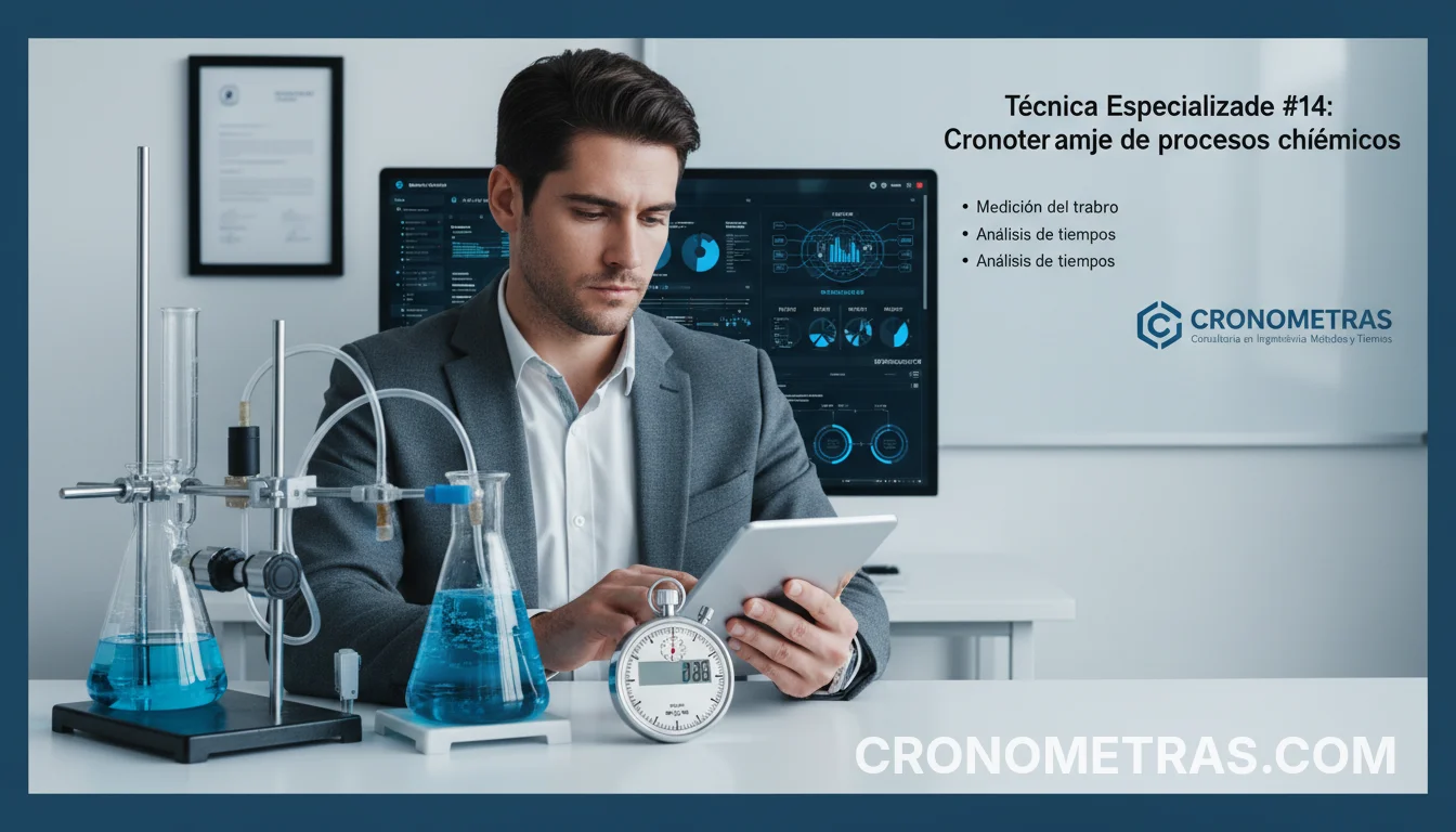 Técnica Especializada #14: Cronometraje, OEE y Productividad en Procesos Químicos y Continuos (Guía Técnica 2025)