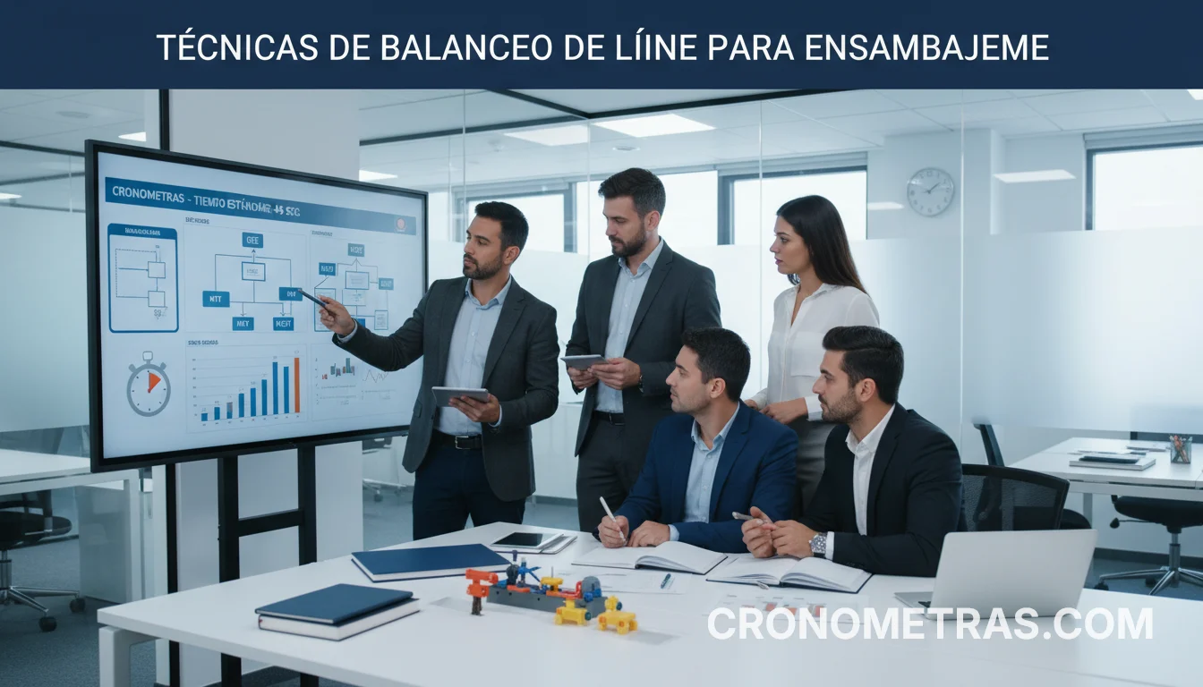 Técnicas de Balanceo de Línea para Ensamblaje: Del Cronometraje Estático a la Eficiencia >85% OEE con MTM