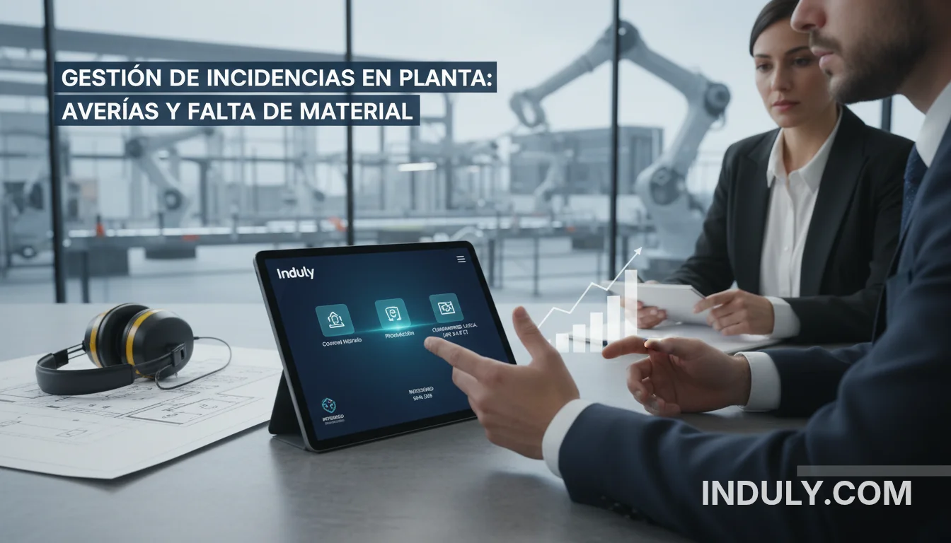 Imagen del artículo: Gestión de Incidencias en Planta: Cómo Convertir Averías y Falta de Material en Datos Blindados y Rentables