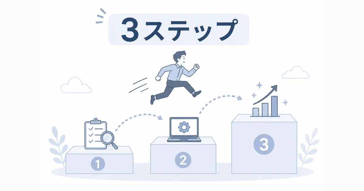中小企業がオフィス省人化を進める3ステップ
