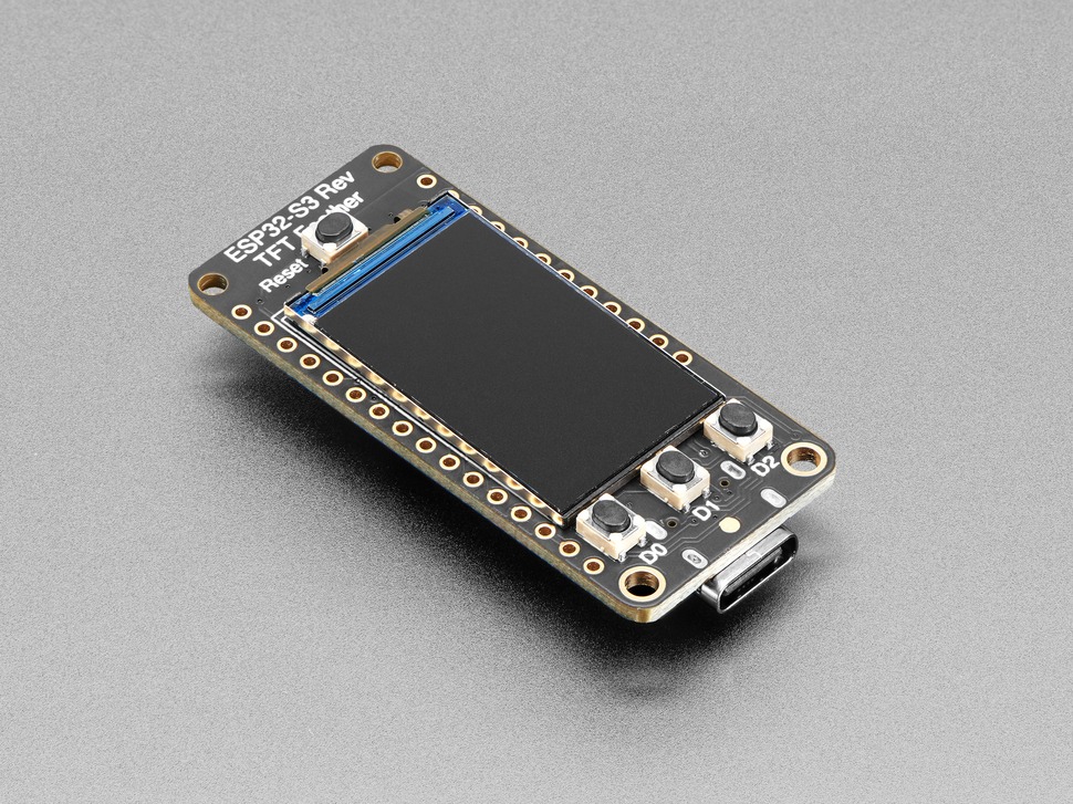 Feather ESP32-S3 Reverse TFT development board