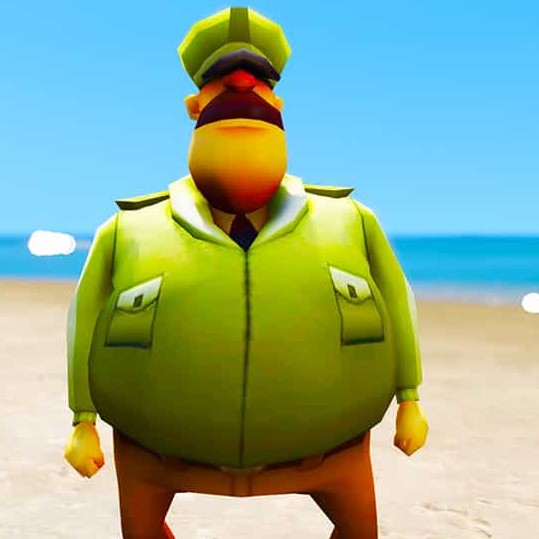 Subway surfers police guy