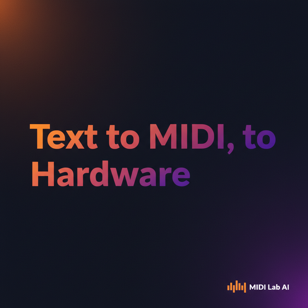 KI-MIDI-Generierung: Von Text-Prompts zu Hardware-Synths
