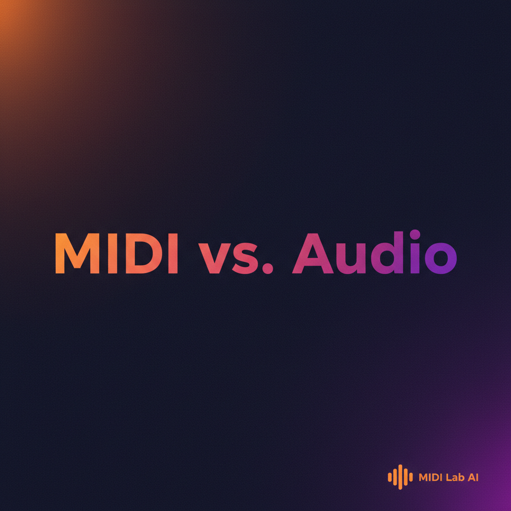MIDI vs. Audio: Wann Sie was in Ihrem Setup nutzen sollten