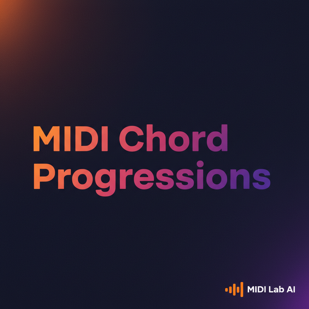 MIDI-Akkordfolgen und Melodien für Produzenten