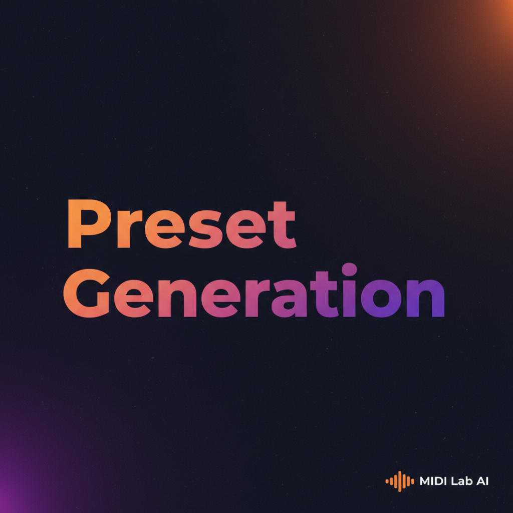 Preset-Erstellung in MIDI Lab: Ihre Prompts speichern, teilen und wiederverwenden