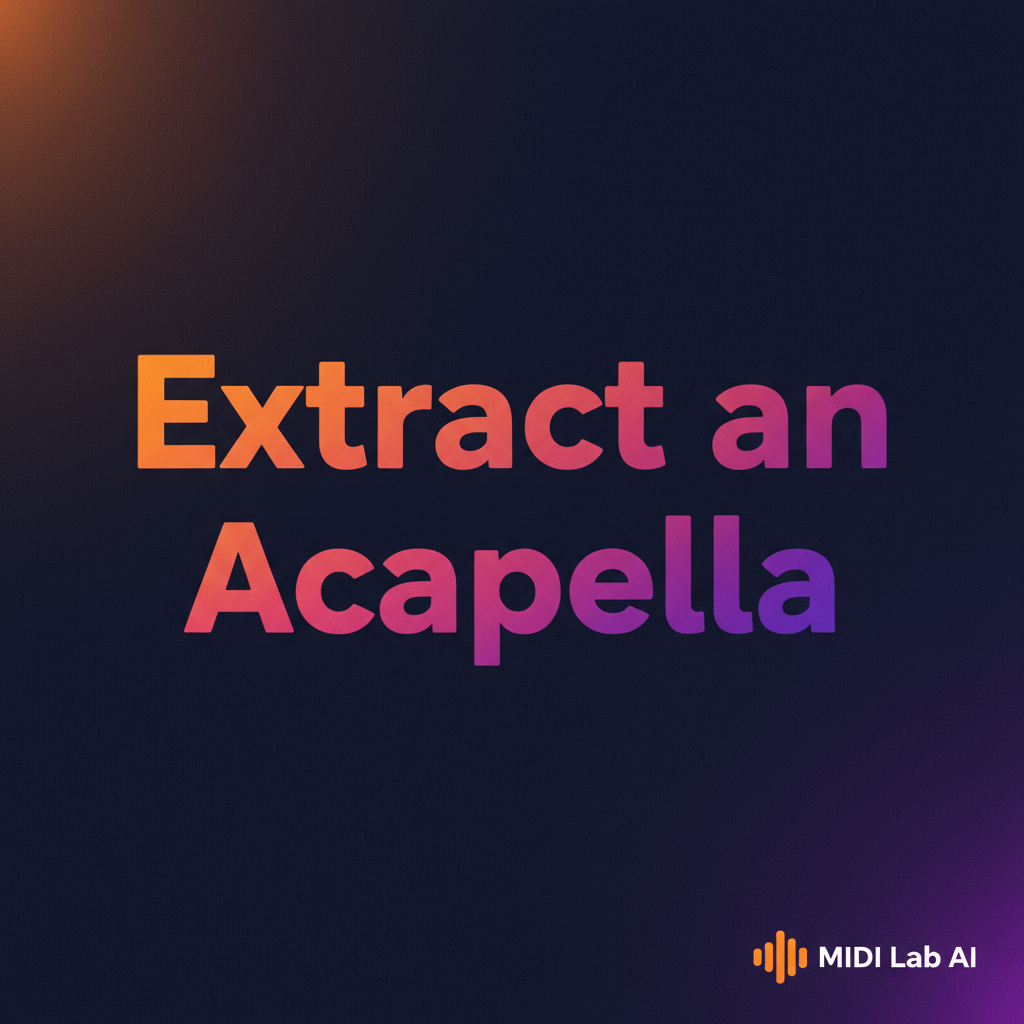 How to Extract an Acapella From a Song