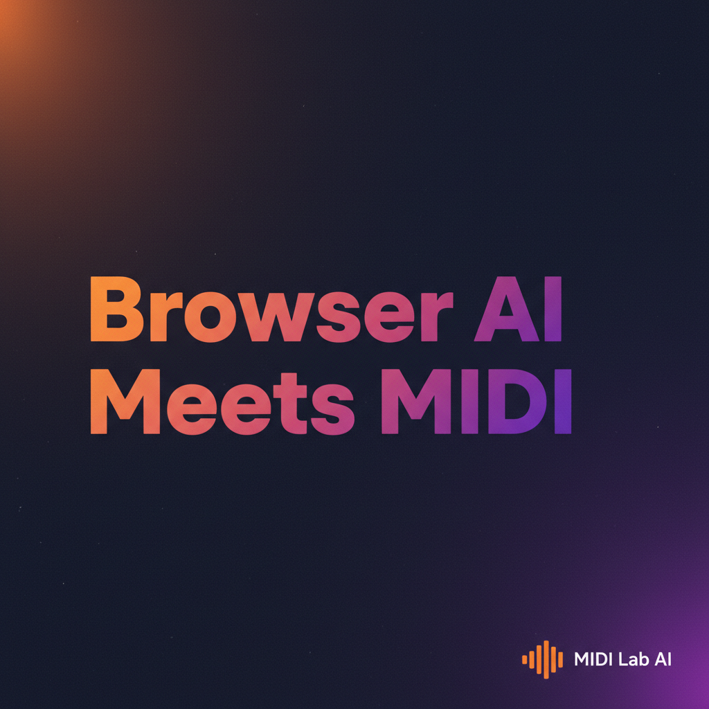 Warum Browser-KI + Web MIDI eine große Sache für Produzenten ist