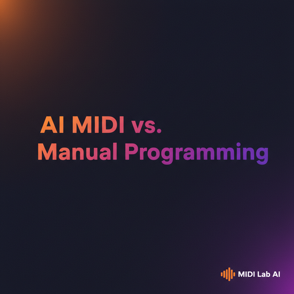 KI-MIDI vs. manuelle Programmierung: Wann Sie was nutzen sollten