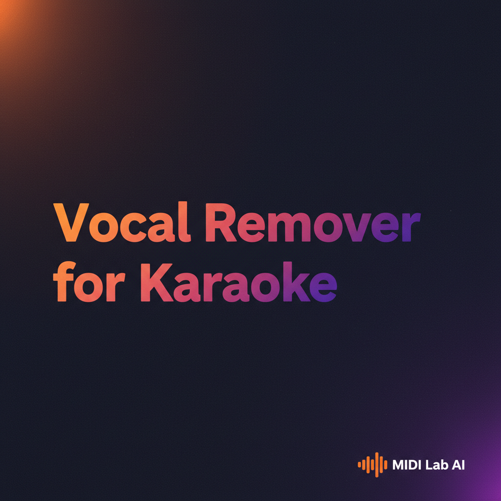 Vocal Remover for Karaoke: Turn Any Song Into a Karaoke Track