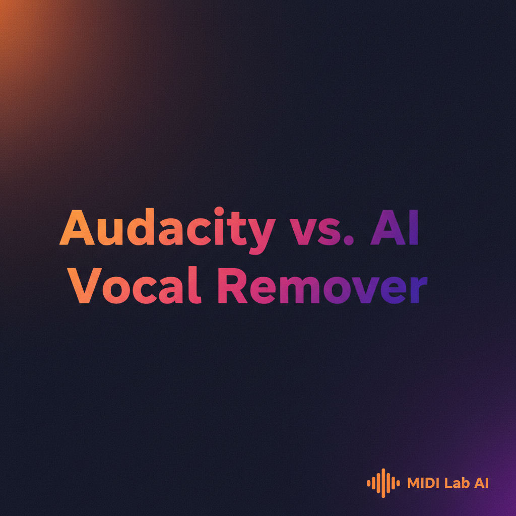 Removing Vocals in Audacity vs. an AI Vocal Remover: What Actually Works