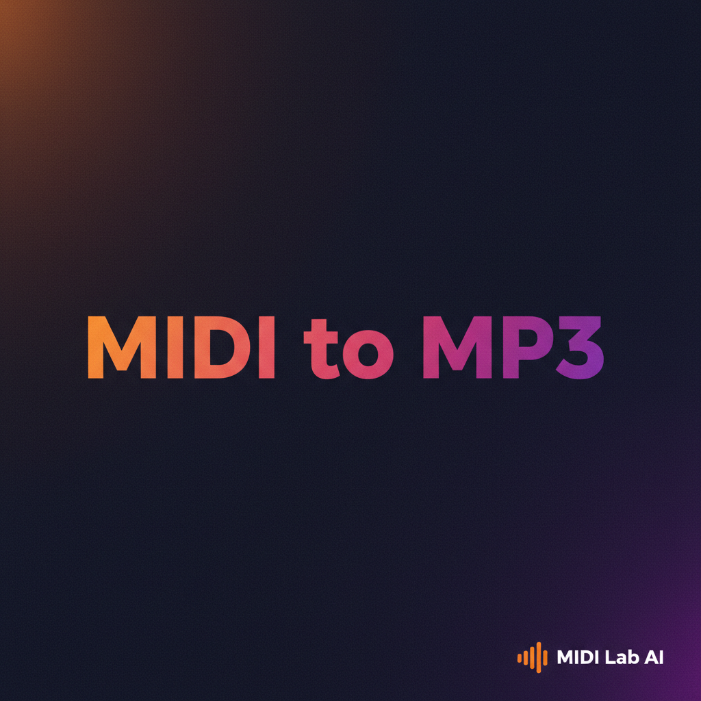 Wie man MIDI in MP3 umwandelt (kostenlos, ohne Software-Installation)