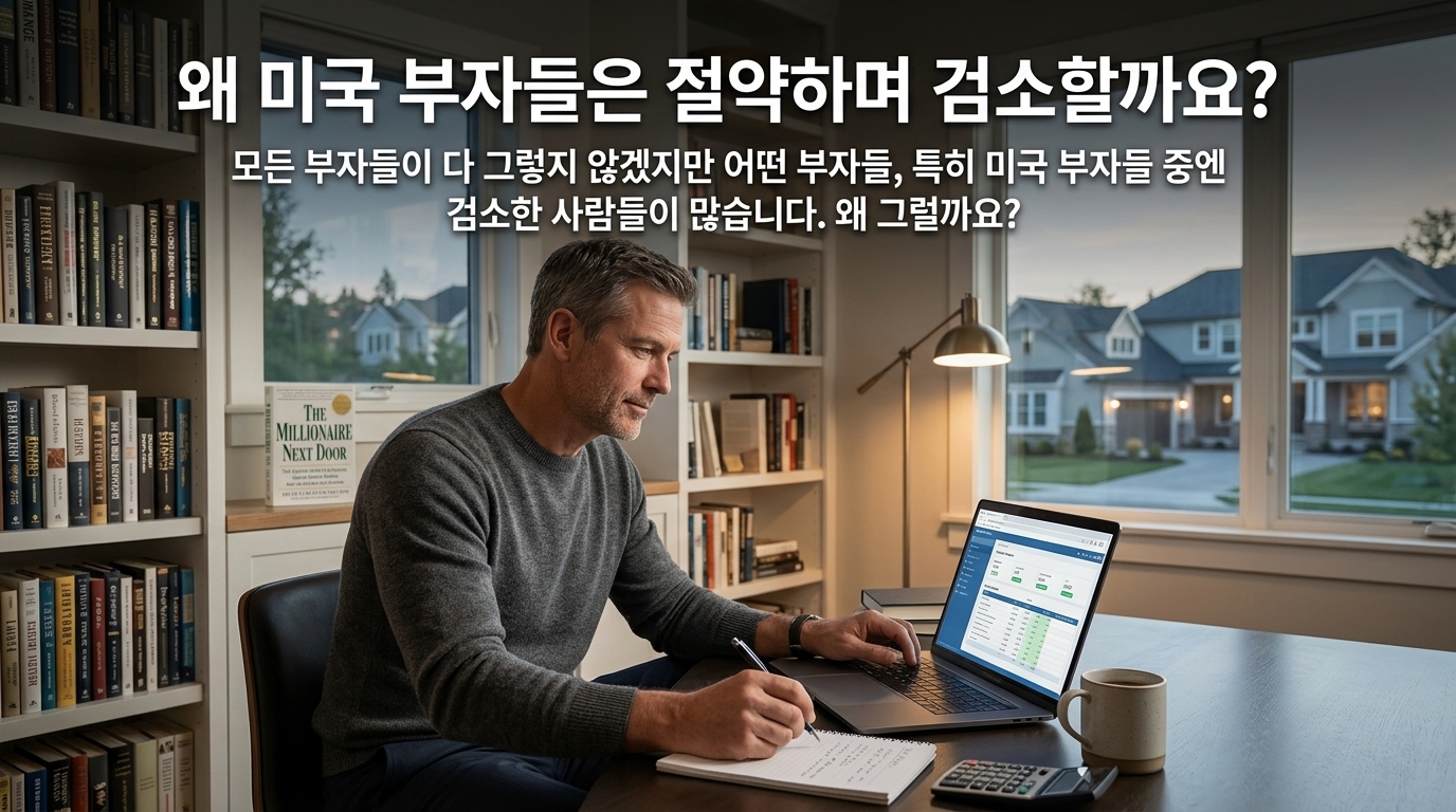 왜 미국 부자들은 절약하며 검소할까요?