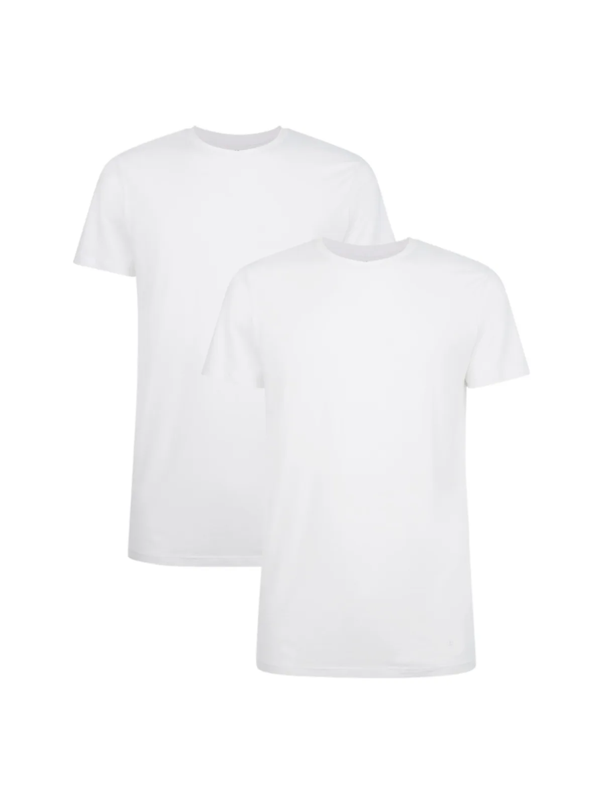 Bamboo Basics heren t-shirt Ruben wit Ruben-002 (2-pack)