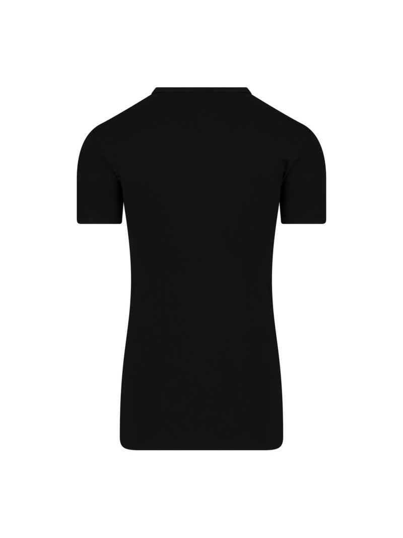 Beeren heren t-shirt extra lang V-hals afbeelding 3